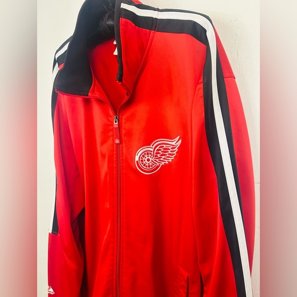 Majestic Jacket Official NHL Detroit Redwings Hockey Size XL - Picture 3 of 6